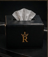 Tissues and onboard amenities prepared for a Reign Transportation journey